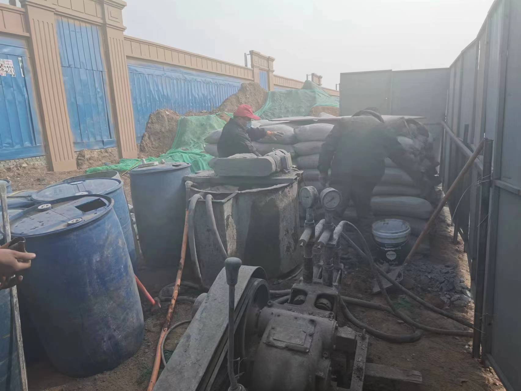 霍山房屋下沉注浆